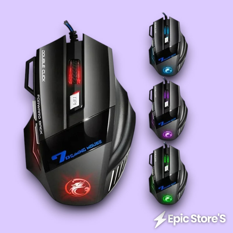 Mouse X7 RGB Ergonômico