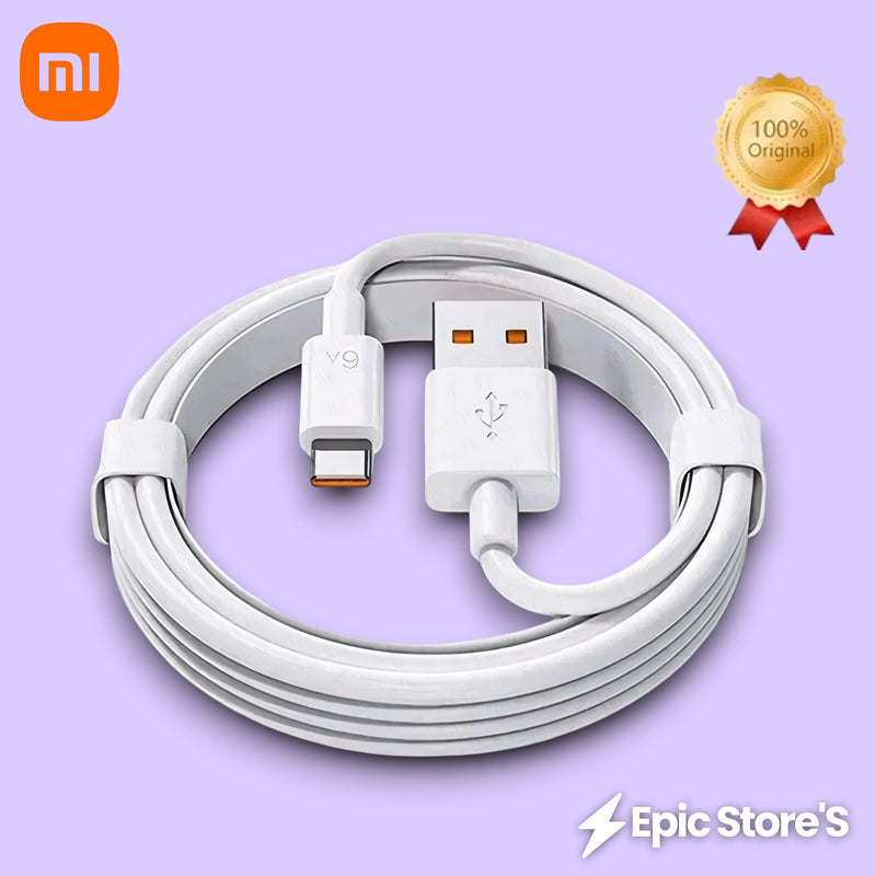 Carregador Rápido Xiaomi Original 120W – Turbo Power com Cabo USB-C