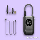 Compressor de ar portátil, 150 PSI, 4000 mAh com bateria recarregável