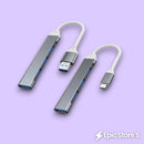 Hub USB 3.0 com 4 entradas de alta velocidade