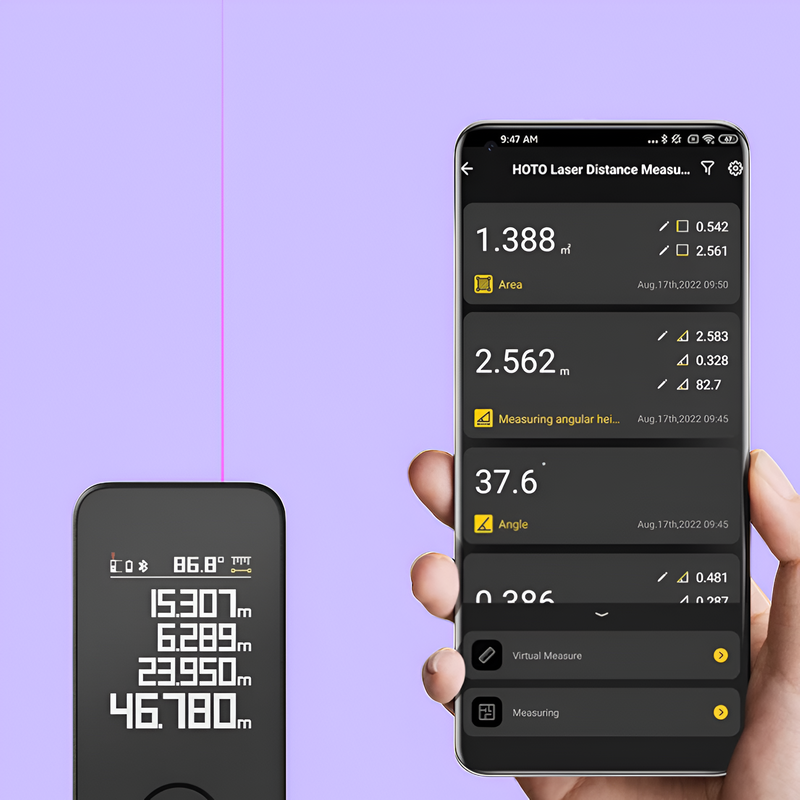 Medidor Laser Digital Pro 50m HOTO