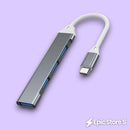 Hub USB 3.0 com 4 entradas de alta velocidade