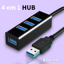 Hub USB 2.0 com 4 Portas