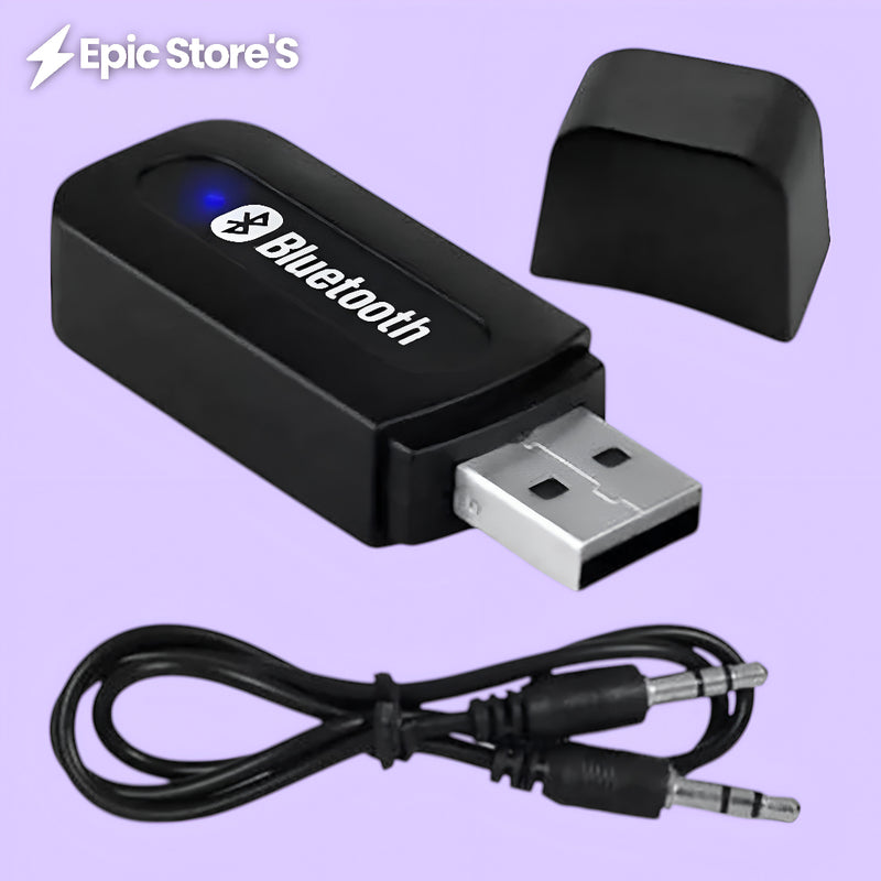Receptor Bluetooth USB com Entrada P2 - Conexão Sem Fio
