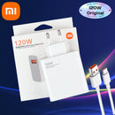Carregador Rápido Xiaomi Original 120W – Turbo Power com Cabo USB-C